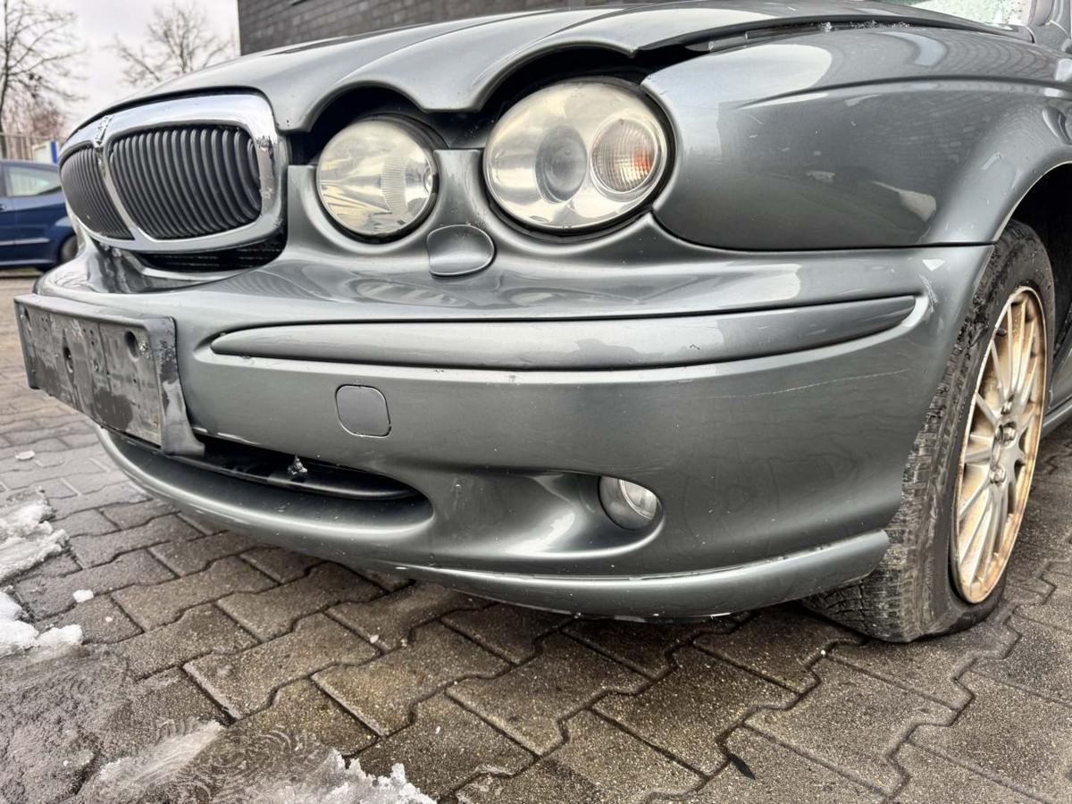 Jaguar X-Type original Sto&szlig;stange Stossf&auml;nger vorn LHK Quartzgrau Bj.2006